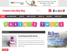 Tablet Screenshot of preemietwins.com